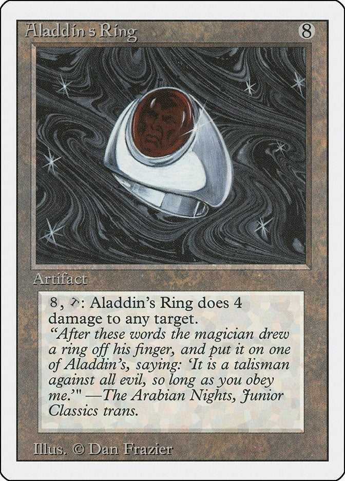 Image for Aladdin's Ring [Revised Edition] - Magic: The Gathering