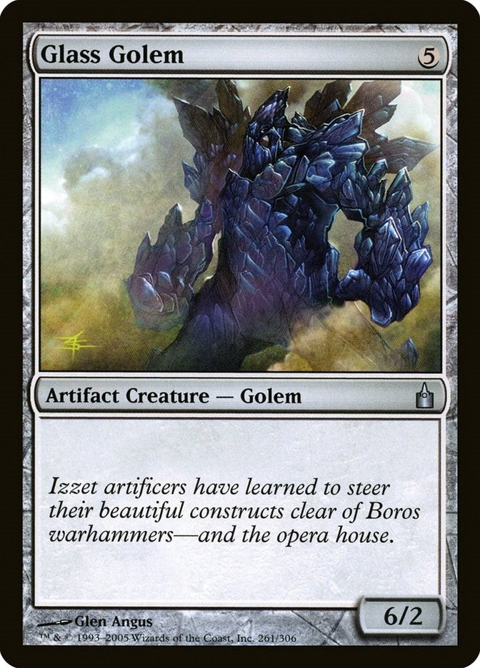 Image for Glass Golem (261) [Ravnica: City of Guilds] - Magic: The Gathering