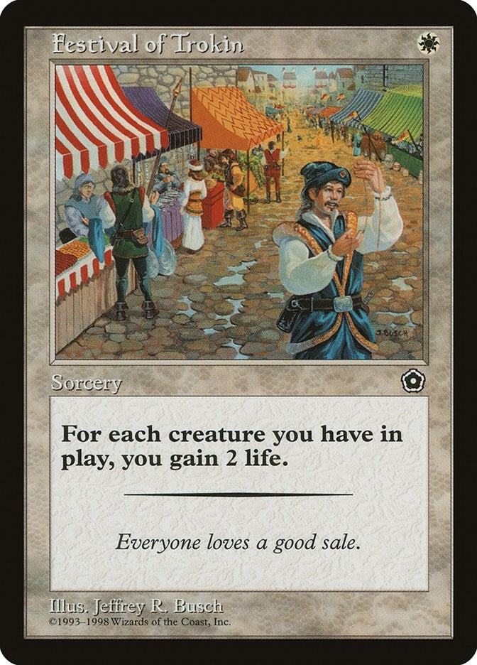 Image for Festival of Trokin [Portal Second Age] - Magic: The Gathering
