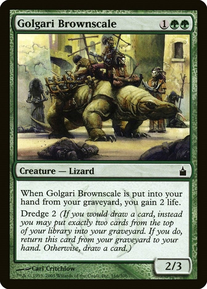Golgari Brownscale (166) [Ravnica: City of Guilds]