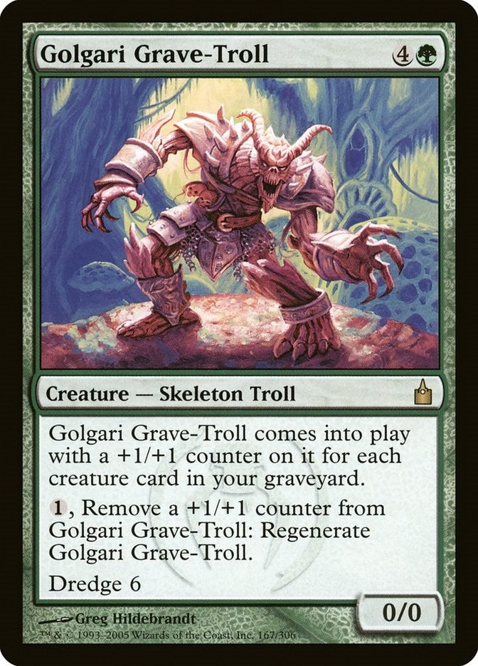 Image for Golgari Grave-Troll (167) [Ravnica: City of Guilds] - Magic: The Gathering