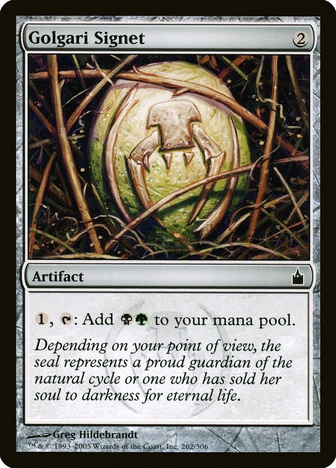 Image for Golgari Signet (262) [Ravnica: City of Guilds] - Magic: The Gathering