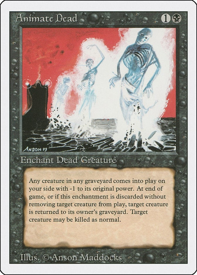 Image for Animate Dead [Revised Edition] - Magic: The Gathering