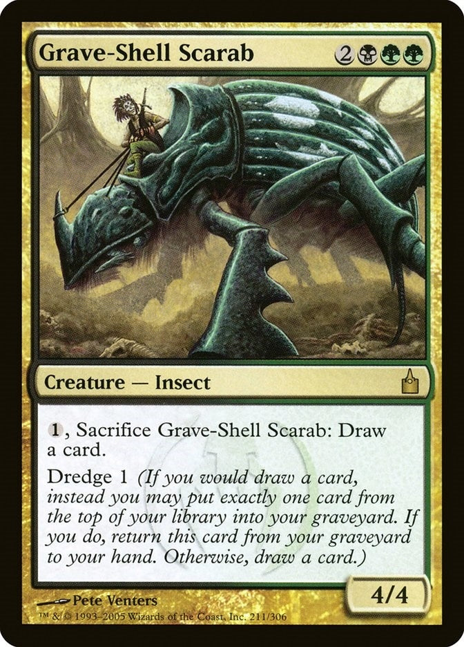 Image for Grave-Shell Scarab (211) [Ravnica: City of Guilds] - Magic: The Gathering
