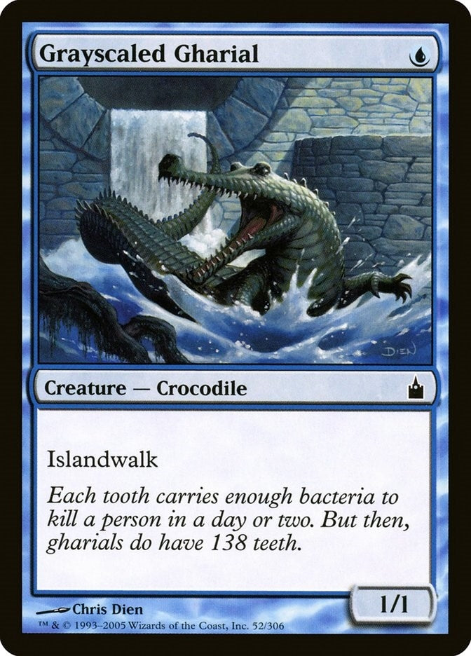 Image for Grayscaled Gharial (52) [Ravnica: City of Guilds] - Magic: The Gathering