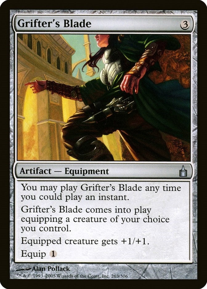 Image for Grifter's Blade (263) [Ravnica: City of Guilds] - Magic: The Gathering