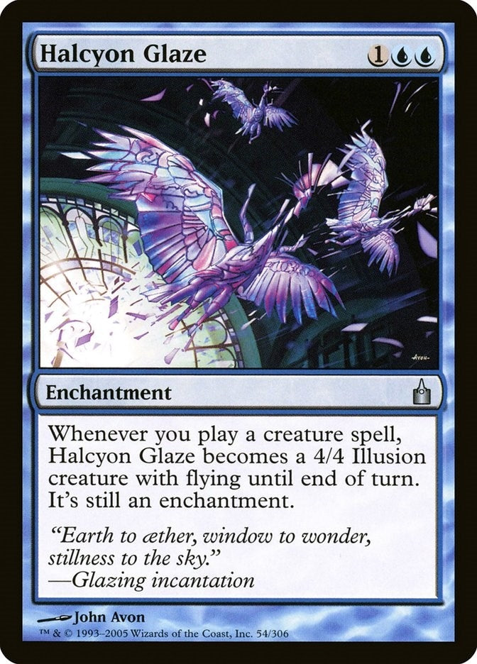 Image for Halcyon Glaze (54) [Ravnica: City of Guilds] - Magic: The Gathering