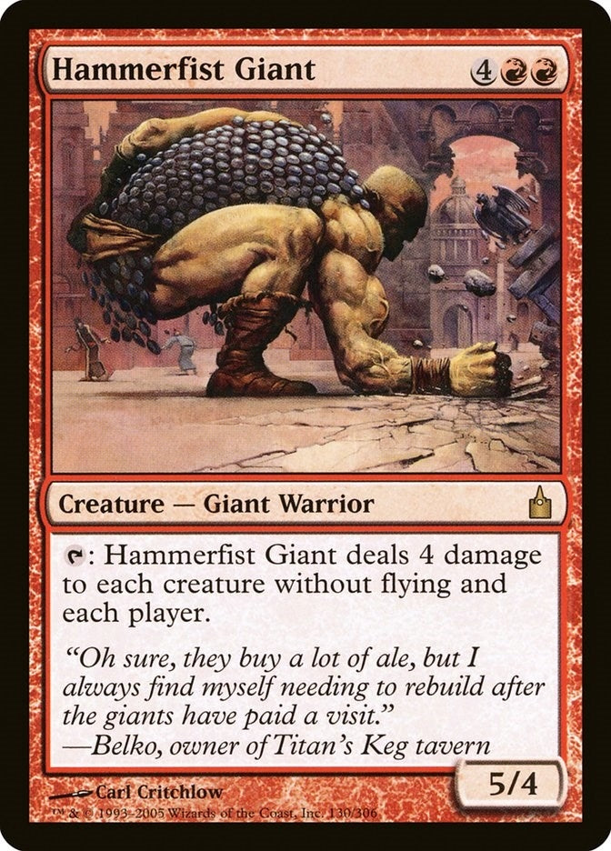 Image for Hammerfist Giant (130) [Ravnica: City of Guilds] - Magic: The Gathering
