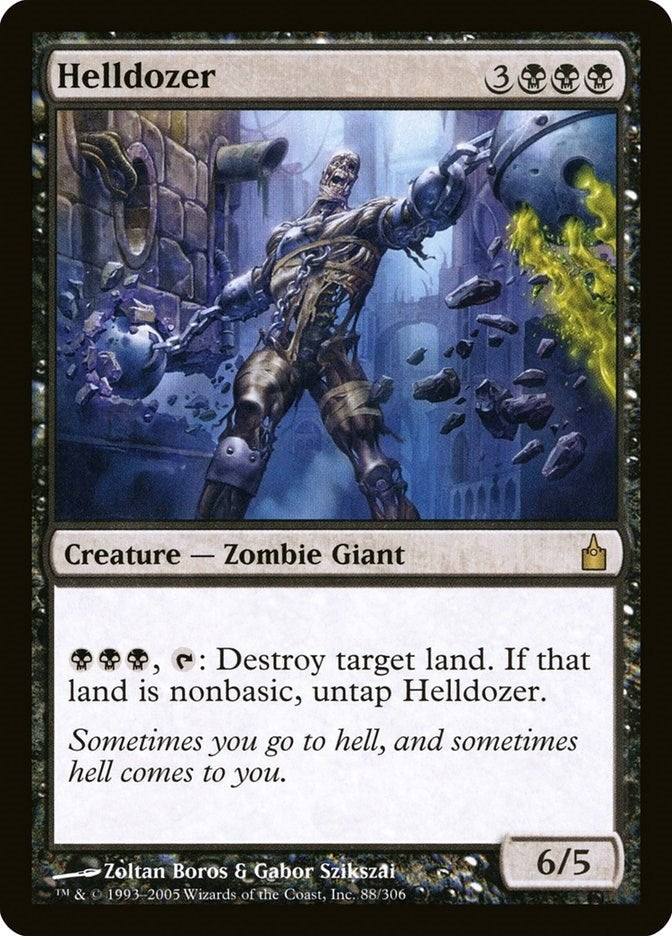 Image for Helldozer (88) [Ravnica: City of Guilds] - Magic: The Gathering