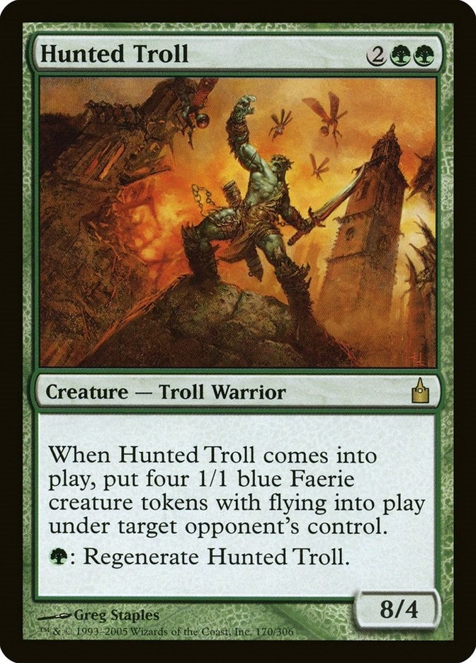 Image for Hunted Troll (170) [Ravnica: City of Guilds] - Magic: The Gathering