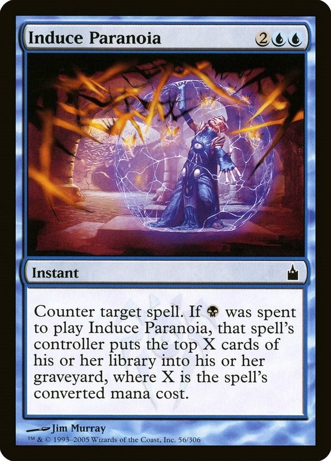 Image for Induce Paranoia (56) [Ravnica: City of Guilds] - Magic: The Gathering