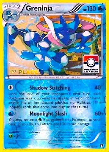 Image for Greninja - 40/122 (Pokemon League) [1st Place] (040/122) [League & Championship Cards] - Pokemon