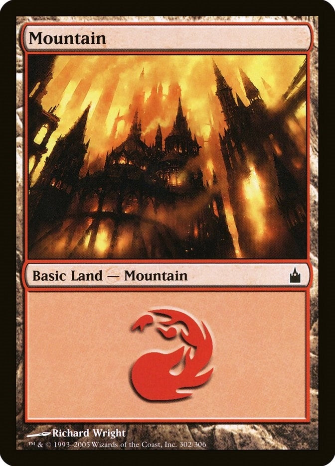 Image for Mountain (302) (302) [Ravnica: City of Guilds] - Magic: The Gathering