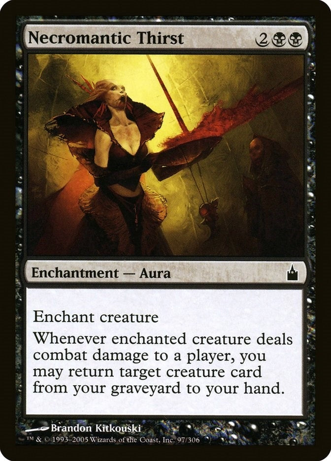 Image for Necromantic Thirst (97) [Ravnica: City of Guilds] - Magic: The Gathering
