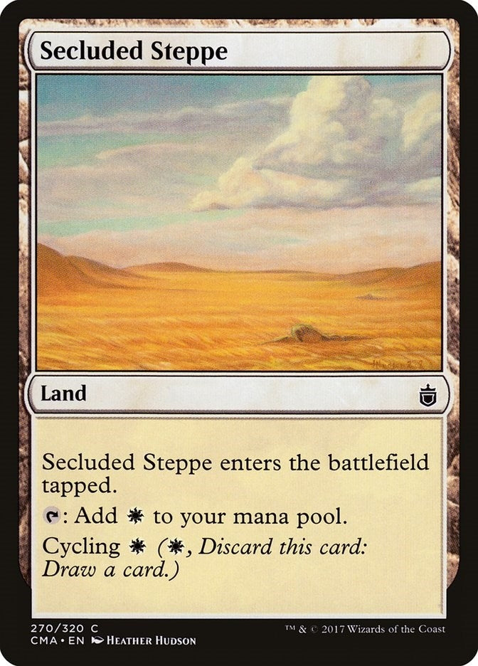 Image for Secluded Steppe (270) [Commander Anthology] - Magic: The Gathering