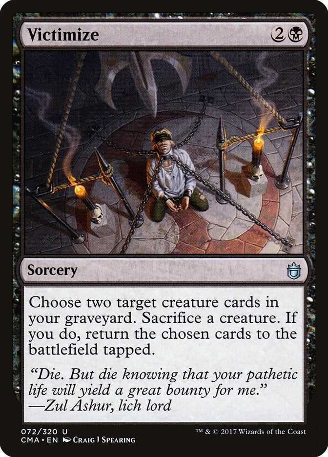 Image for Victimize (72) [Commander Anthology] - Magic: The Gathering
