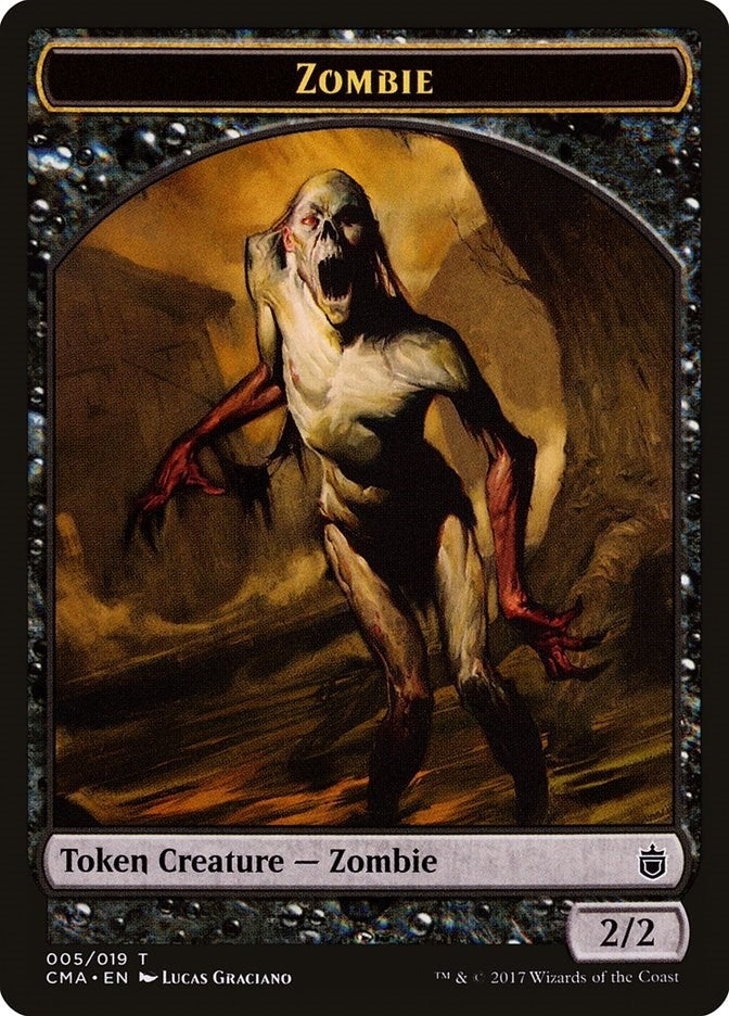 Image for Zombie Token (005) (5) [Commander Anthology] - Magic: The Gathering