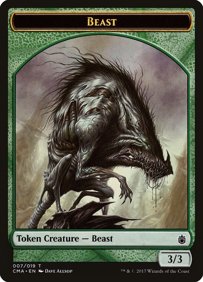 Image for Beast Token (007) (7) [Commander Anthology] - Magic: The Gathering