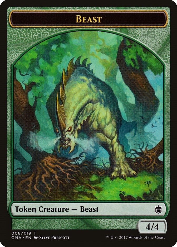 Beast Token (008) (8) [Commander Anthology Tokens]