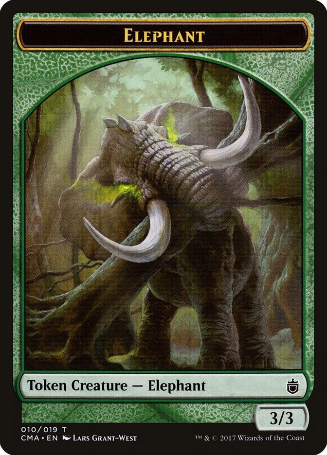 Image for Elephant Token (010) (10) [Commander Anthology] - Magic: The Gathering