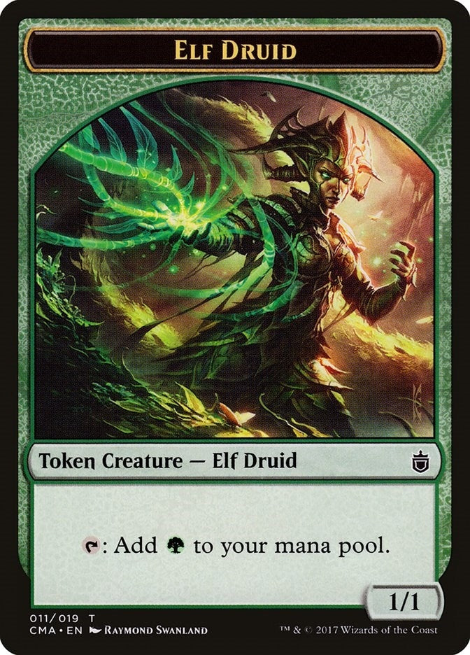 Image for Elf Druid Token (011) (11) [Commander Anthology] - Magic: The Gathering