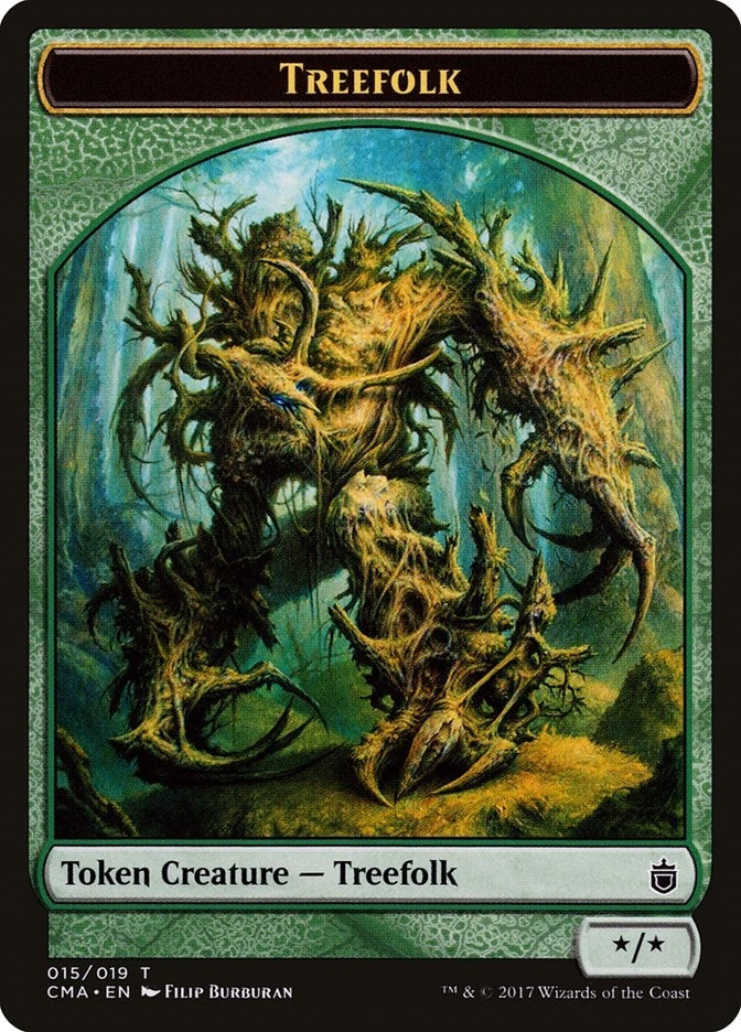 Image for Treefolk Token (015) (15) [Commander Anthology] - Magic: The Gathering