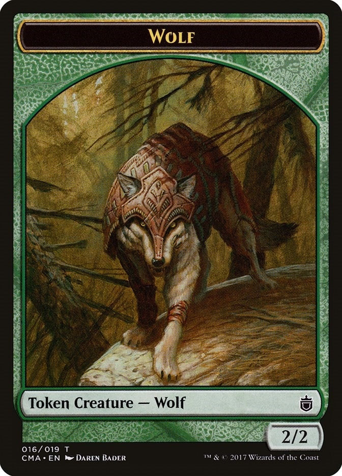 Image for Wolf Token (016) (16) [Commander Anthology] - Magic: The Gathering