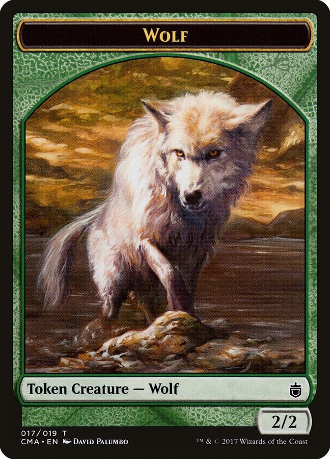 Image for Wolf Token (017) (17) [Commander Anthology] - Magic: The Gathering