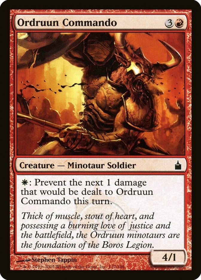 Image for Ordruun Commando (137) [Ravnica: City of Guilds] - Magic: The Gathering