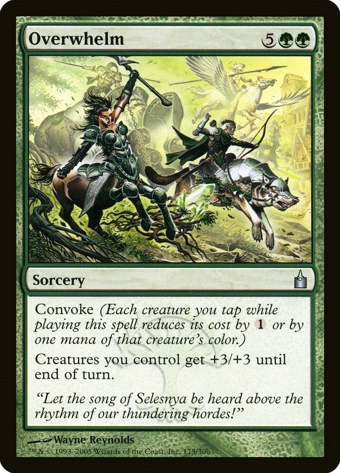 Image for Overwhelm (175) [Ravnica: City of Guilds] - Magic: The Gathering