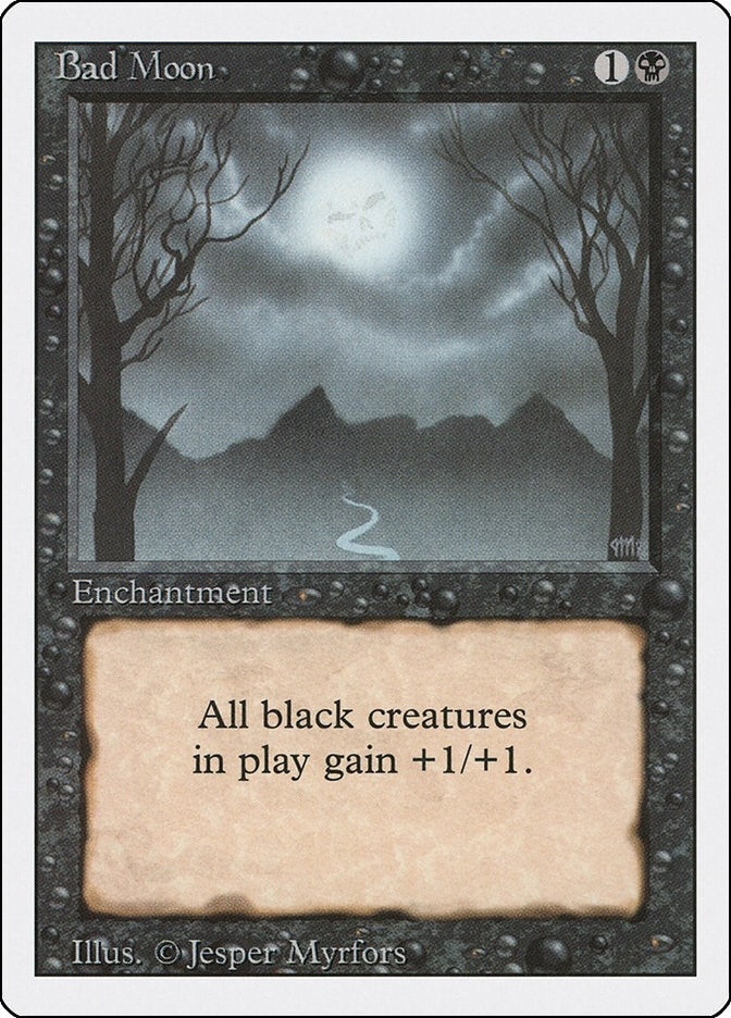 Image for Bad Moon [Revised Edition] - Magic: The Gathering