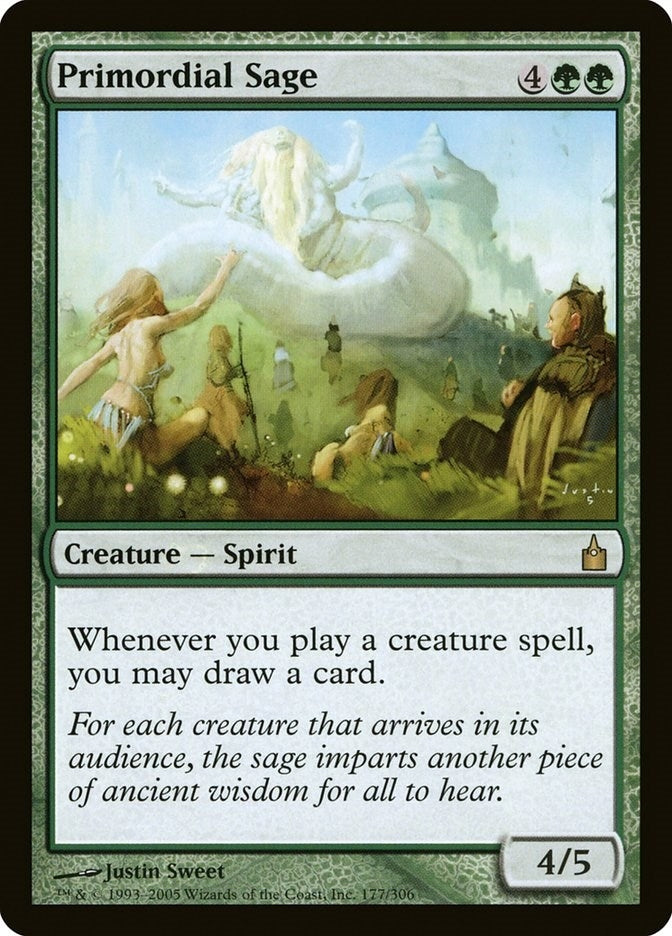 Image for Primordial Sage (177) [Ravnica: City of Guilds] - Magic: The Gathering