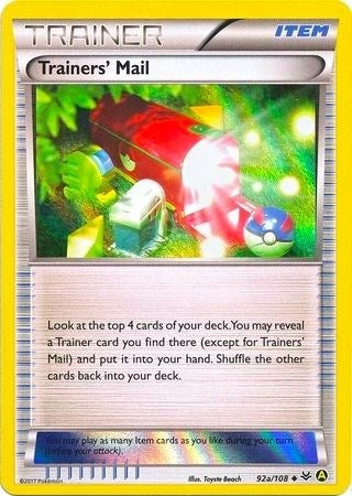 Image for Trainers' Mail - 92a/108 (Holo) (092a/108) [Alternate Art Promos] - Pokemon