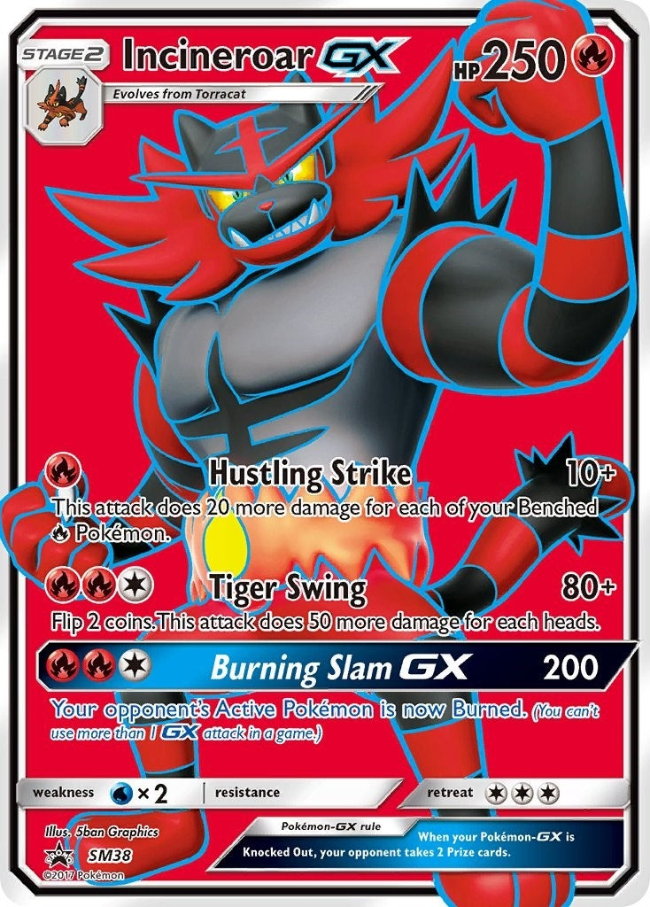 Image for Incineroar GX - SM38 (SM38) [SM Promos] - Pokemon