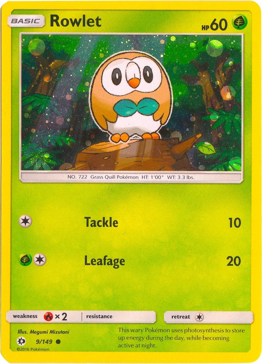 Image for Rowlet - 9/149 (Cosmos Holo) (009/149) [Miscellaneous Cards & Products] - Pokemon
