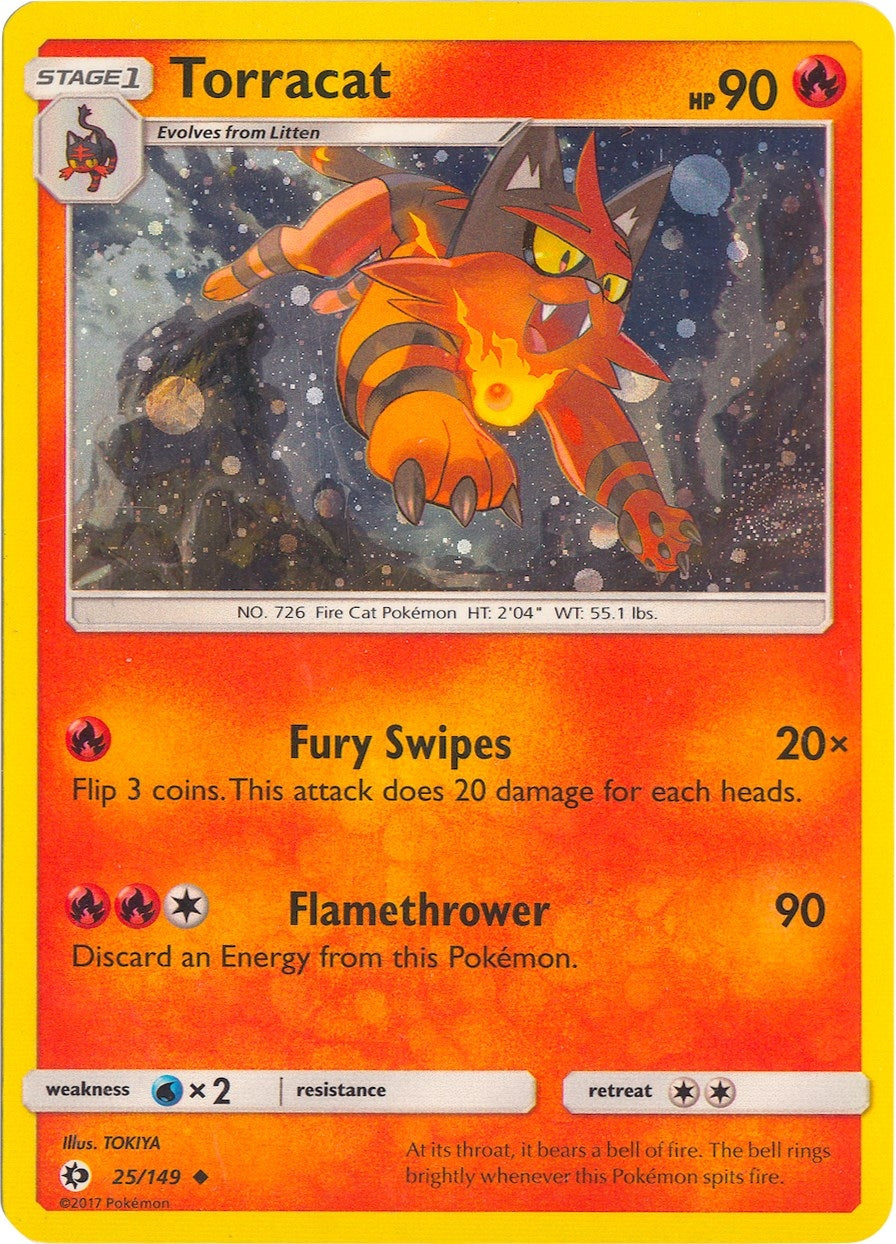 Image for Torracat - 25/149 (Cosmos Holo) (025/149) [League & Championship Cards] - Pokemon