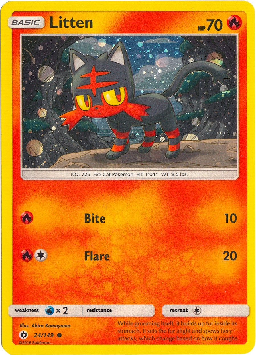 Image for Litten - 24/149 (Cosmos Holo) (024/149) [Miscellaneous Cards & Products] - Pokemon