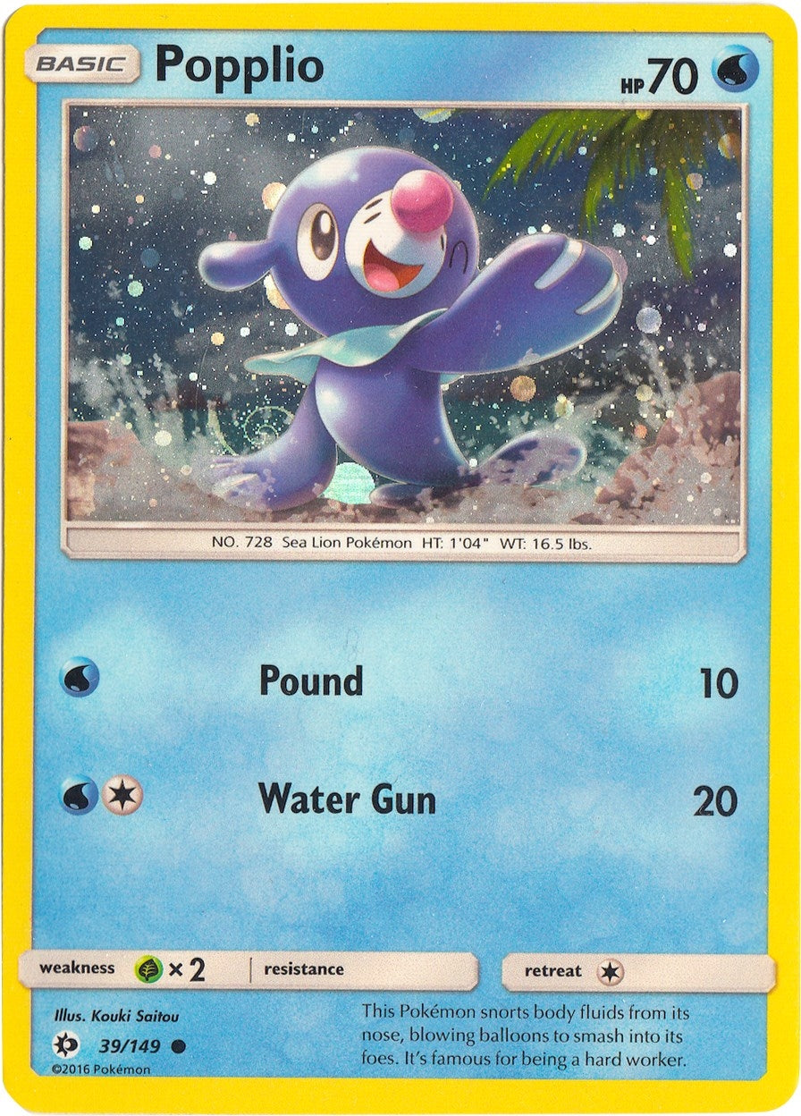 Image for Popplio - 39/149 (Cosmos Holo) (039/149) [Miscellaneous Cards & Products] - Pokemon