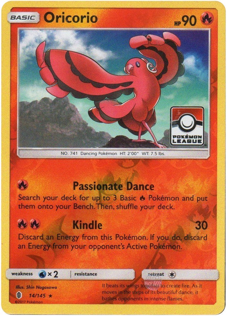 Image for Oricorio - 14/145 (Pokemon League) (014/145) [League & Championship Cards] - Pokemon