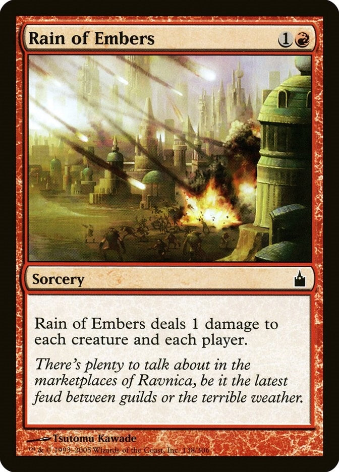 Image for Rain of Embers (138) [Ravnica: City of Guilds] - Magic: The Gathering