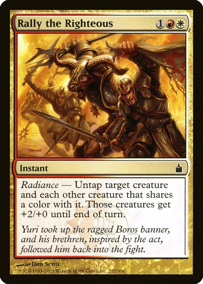 Image for Rally the Righteous (222) [Ravnica: City of Guilds] - Magic: The Gathering
