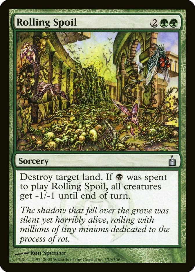 Image for Rolling Spoil (179) [Ravnica: City of Guilds] - Magic: The Gathering