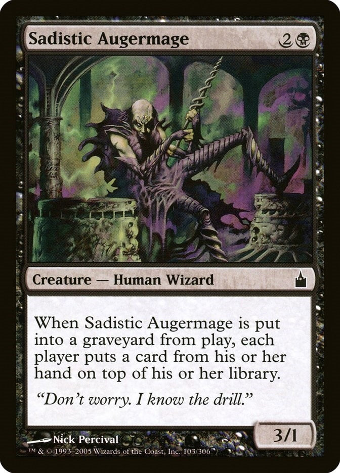 Image for Sadistic Augermage (103) [Ravnica: City of Guilds] - Magic: The Gathering