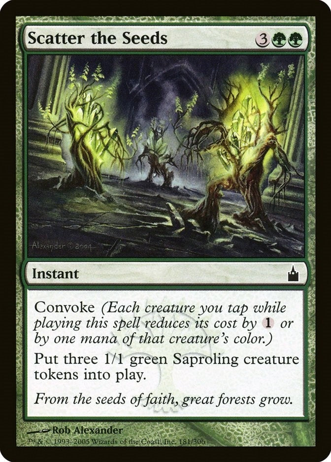 Image for Scatter the Seeds (181) [Ravnica: City of Guilds] - Magic: The Gathering