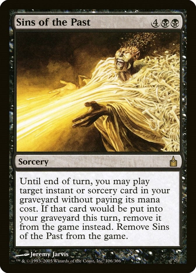 Image for Sins of the Past (106) [Ravnica: City of Guilds] - Magic: The Gathering