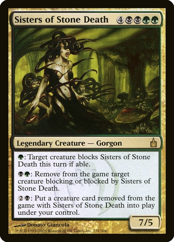 Image for Sisters of Stone Death (231) [Ravnica: City of Guilds] - Magic: The Gathering
