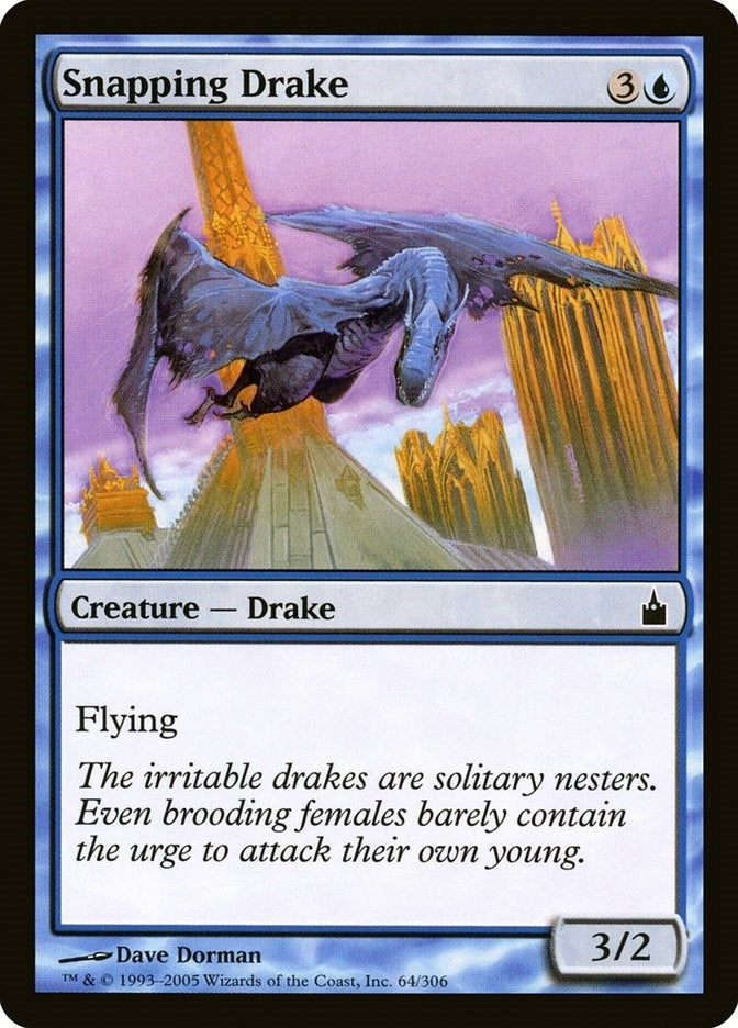 Image for Snapping Drake (64) [Ravnica: City of Guilds] - Magic: The Gathering