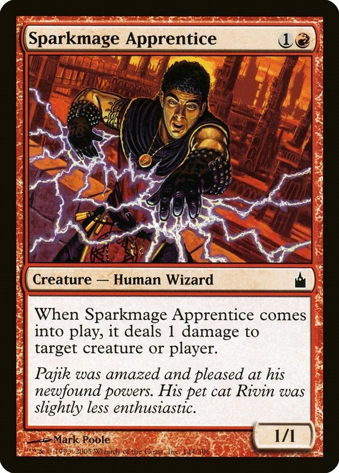 Image for Sparkmage Apprentice (144) [Ravnica: City of Guilds] - Magic: The Gathering