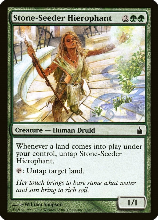 Image for Stone-Seeder Hierophant (184) [Ravnica: City of Guilds] - Magic: The Gathering