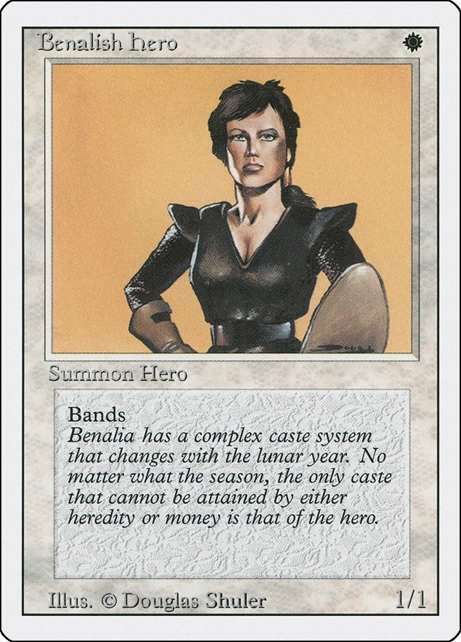 Image for Benalish Hero [Revised Edition] - Magic: The Gathering